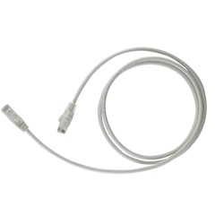 Patch Cord CAT5E UTP 0,25m Keystone RJ-45 Gigabit Ethernet