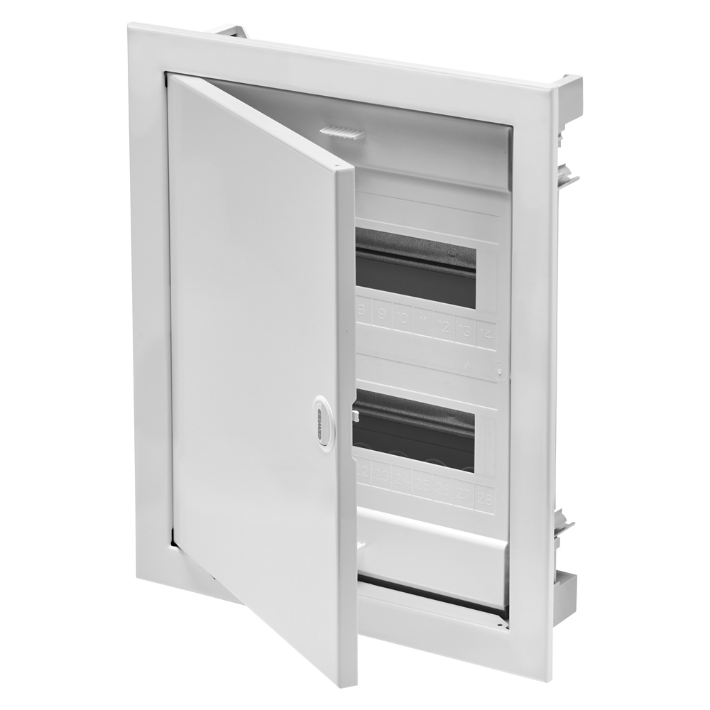 Centralino incasso 24 moduli porta cieca metallo uso domestico serie 40 CDe IP40