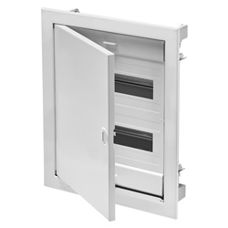 Centralino incasso 24 moduli porta cieca metallo uso domestico serie 40 CDe IP40