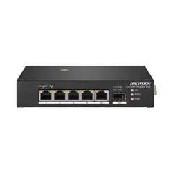 Switch Ethernet compatto 1 porta Gigabit 4 porte Fast Ethernet 100 Mbps per reti aziendali e domestiche