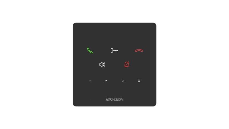Postazione interna intercom 2 fili vivavoce nero con video memoria e apriporta sicurezza casa ufficio