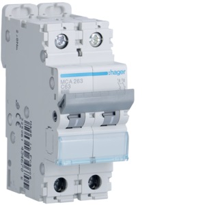 INTERR. AUTOM.2P 63A 6 KA C 2M