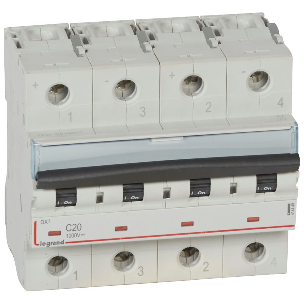 INTERRUTTORE 2P B20 1000V DC