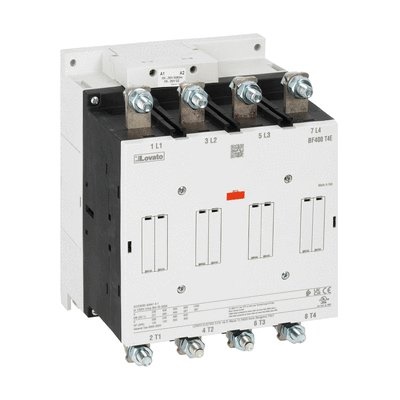 Contattore 4 poli 450A AC1 100-250VAC controllo carichi elevati industriale e civile