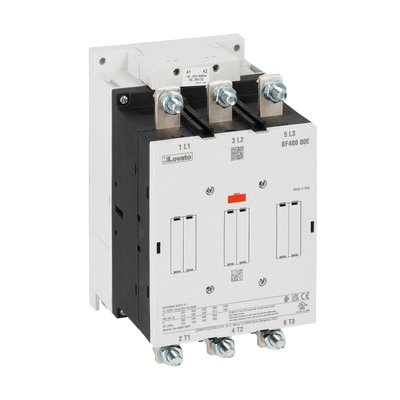 Contattore trifase 3 poli 400A AC3 100-250VAC per motori industriali