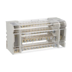 Ripartitore potenza 4 poli 160A 12 circuiti distribuzione elettrica efficiente