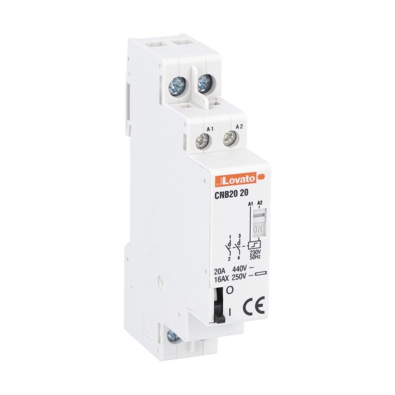 RELE PASSO-PASSO 1M 20A 2P 230V UNIPOLARE BIPOLARE CONTROLLO LUCI ELETTRICO
