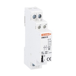 RELE PASSO-PASSO 1M 20A 2P 230V UNIPOLARE BIPOLARE CONTROLLO LUCI ELETTRICO