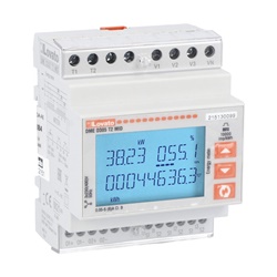 Contatore energia trifase con neutro MID certificato UTF 2 uscite statiche multimisura