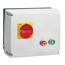 Avviatore Stella-Triangolo 22A 400V Contenitore Isolante con Pulsanti Marcia/Arresto