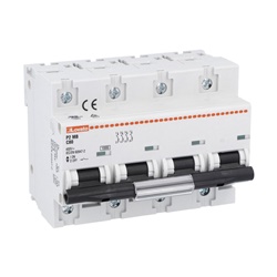 Interruttore magnetotermico 4 poli C 80A 10kA protezione impianti elettrici
