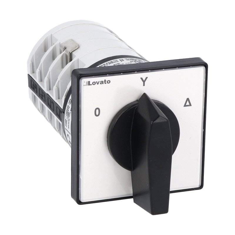 Avviatore stella-triangolo 32A montaggio frontale per motori commutatore camme serie GN