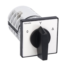 Avviatore stella-triangolo 32A montaggio frontale per motori commutatore camme serie GN