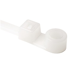 Fascetta fissaggio 215x4.7 mm naturale testa occhiello per cavi quadri elettrici e macchinari