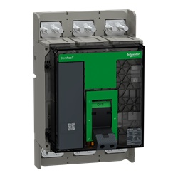 Sezionatore fisso 3 poli 1000A ComPacT NS1000NA isolamento circuiti distribuzione elettrica manuale 690V AC EcoStruxure Power