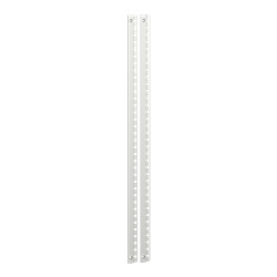 Montante supporto copertura frontale PrismaSeT 18 moduli acciaio IP30 600 mm
