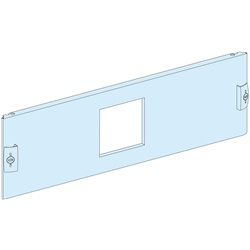Piastra frontale acciaio 96x96 mm L600 mm 3 moduli per armadi PrismaSeT e vani elettrici