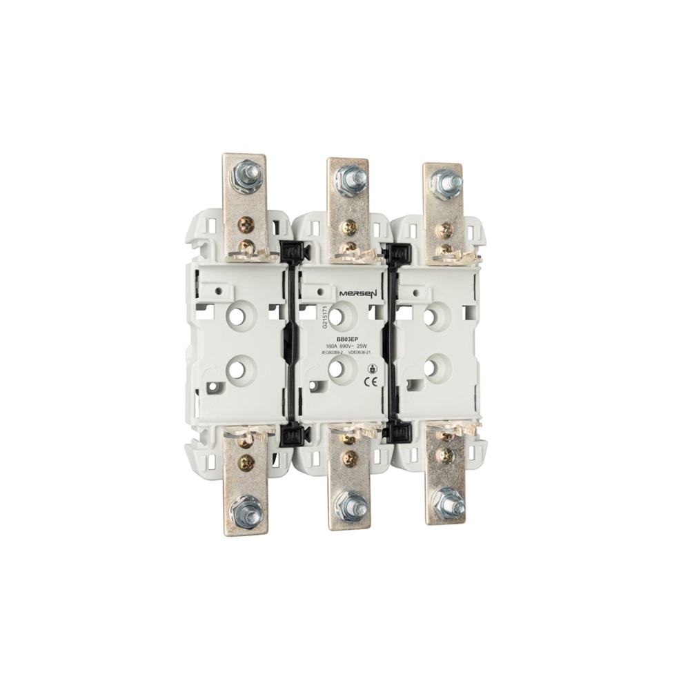 BASI PER FUS. NH0 PLASTICA 3 POLI B