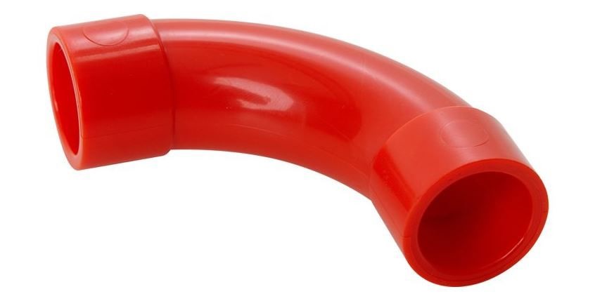 ASD BEND 90DEG SLOW RADIUS 25MM PK1