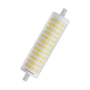 Lampada LED SLIM 12W attacco R7s luce calda 2700K risparmio energetico uso interno ed esterno