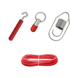 KIT ACCESSORI INSTALLAZIONE FUNE  L