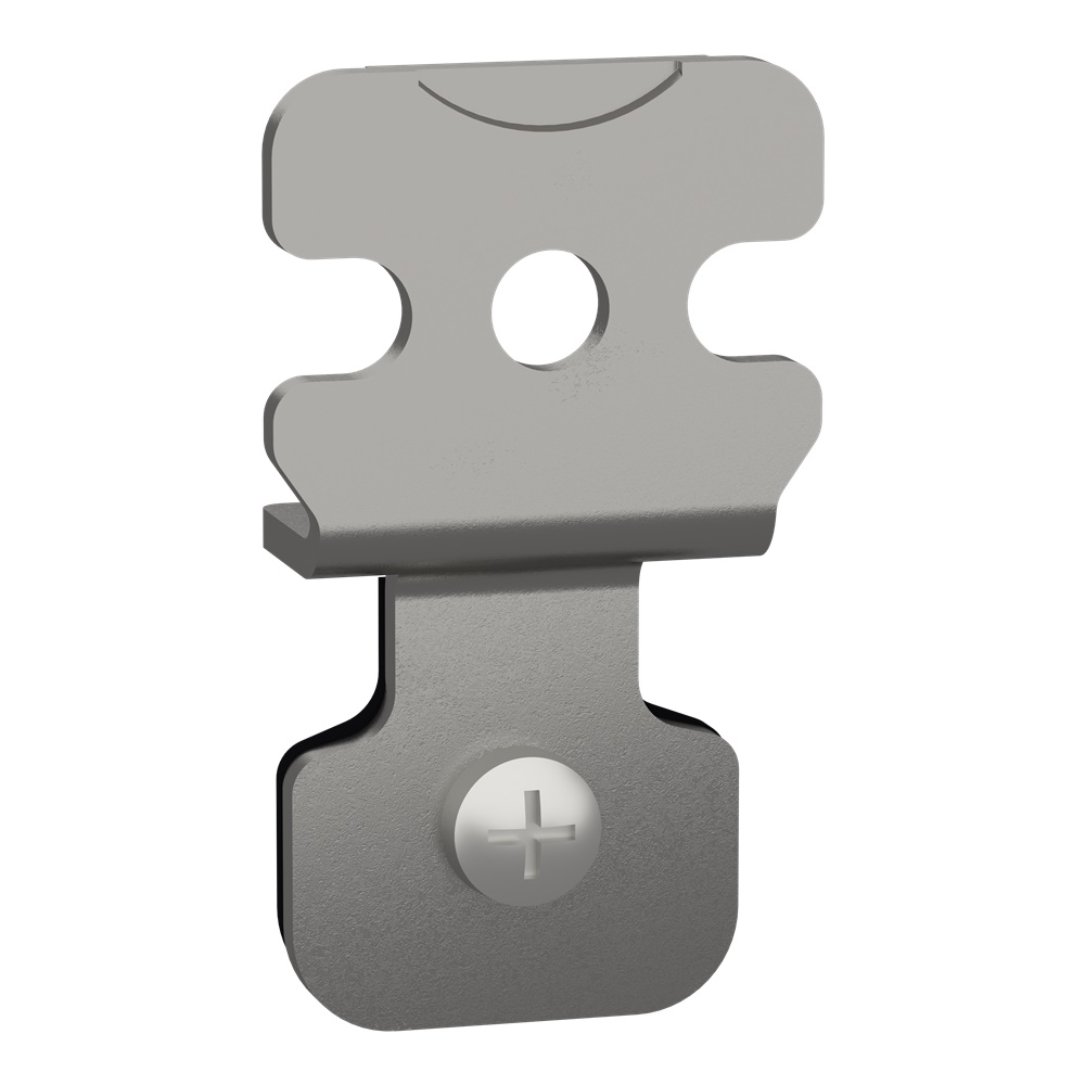 Staffe fissaggio parete acciaio inox AISI 304L set 4 pezzi per armadi elettrici PanelSeT