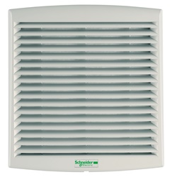 Ventilatore 79 m³/h 48V DC compatto per ventilazione industriale e commerciale RAL7035