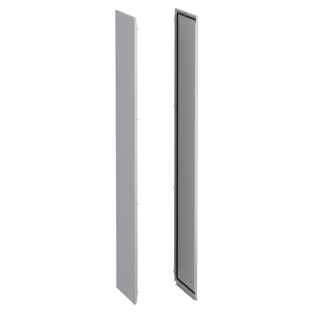 Pannelli laterali acciaio 1800x500mm grigio RAL7035 per armadio elettrico PanelSeT SFN set 2 pezzi