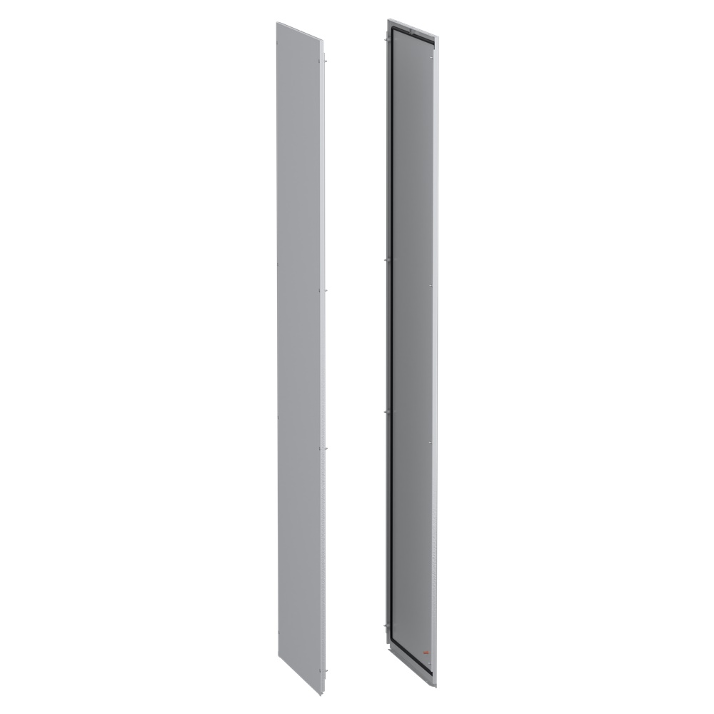 Pannelli laterali in acciaio per armadio elettrico modulare PanelSeT SFN 2200x600 mm grigio RAL 7035 set 2 pezzi