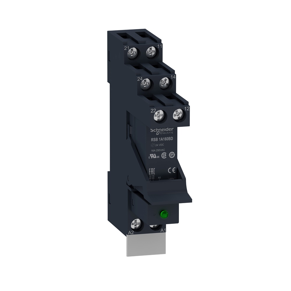 RELE  PRE-MONTATO 1 NC/NO 24 VDC 16