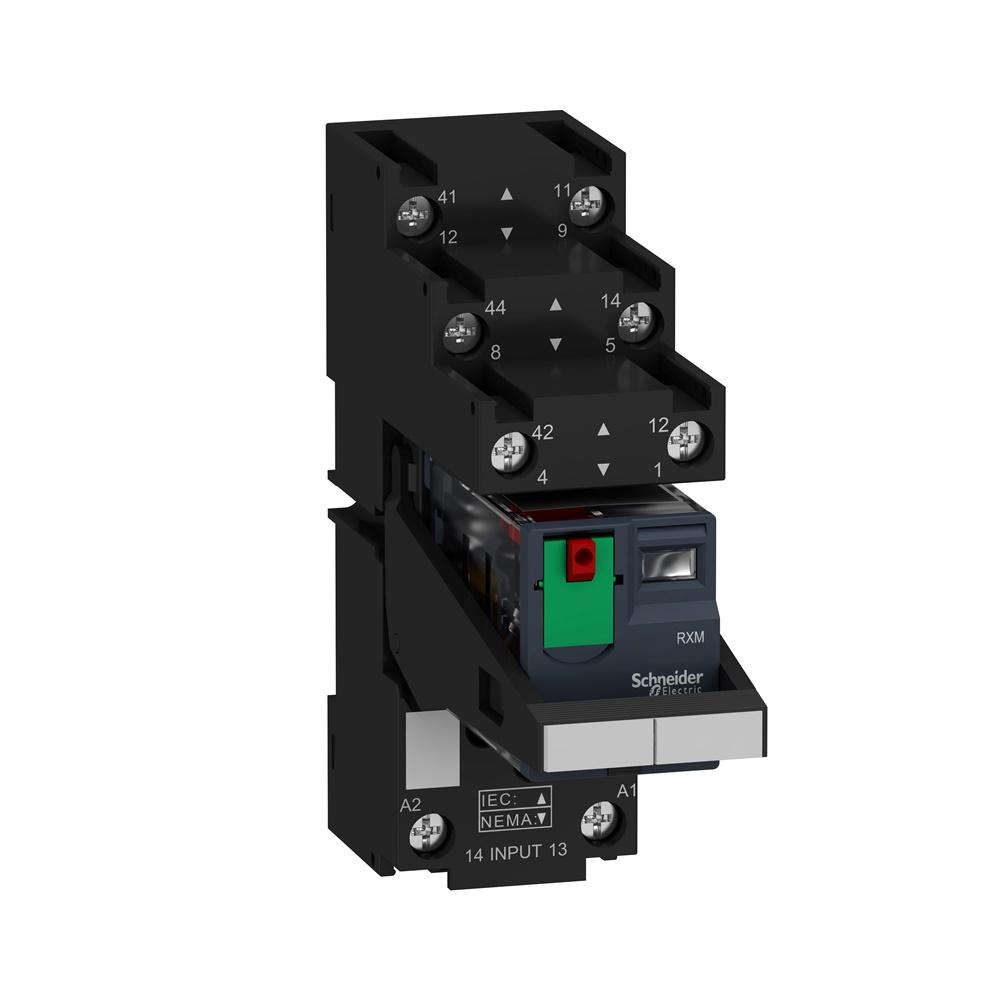 RELE  PRE-MONTATO 2 NC/NO 230 VAC 1