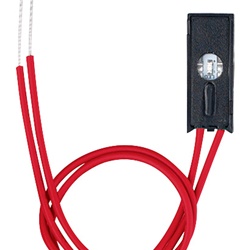 Unità segnalazione LED rosso 12-24V per comandi allineati e assiali inserimento frontale