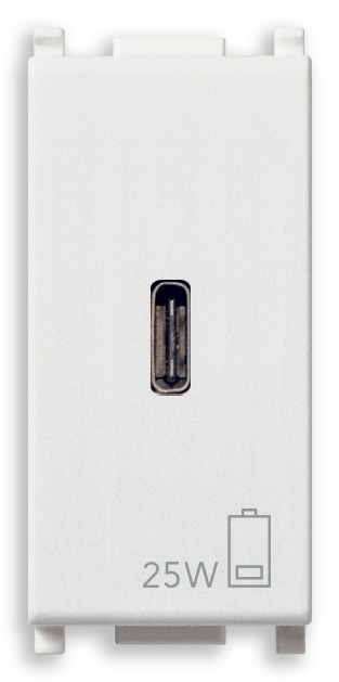 ALIMENTATORE USB C PD 25W BIANCO