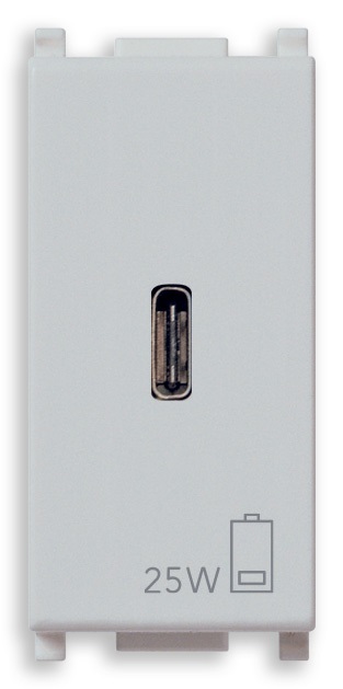 ALIMENTATORE USB C PD 25W SILVER