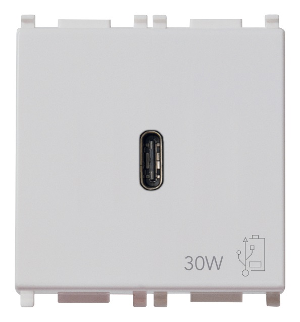 ALIMENTATORE USB C 30W PD SILVER