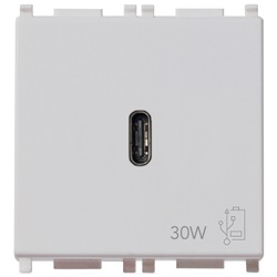 ALIMENTATORE USB C 30W PD SILVER
