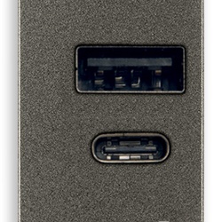 Alimentatore USB 15W 5V 1M doppia uscita A+C ricarica dispositivi elettronici Metal