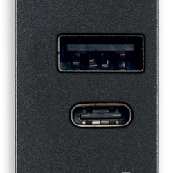 ALIMENTATORE USB A+C 15W 5V 1M ANTI