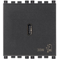 Alimentatore USB C 30W Power Delivery per notebook tablet smartphone grigio