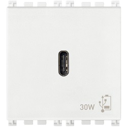 ALIMENTATORE USB C 30W PD BIANCO