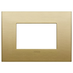 PLACCA CLASSIC 3M OTTONE SPAZZOLATO