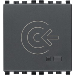 Fuoriporta RFID connesso IoT Bluetooth 5.0 1 uscita relè 16A grigio 2 moduli