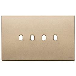 PLACCA 4MX4 VINTAGE ORO SATINATO