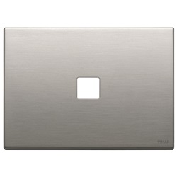 PLACCA 3MX1 FLAT NICHEL SPAZZOLATO