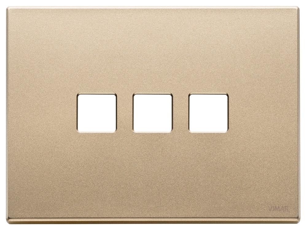 PLACCA 3MX3 FLAT ORO SATINATO
