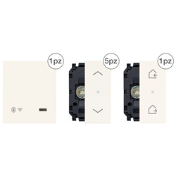 Kit 5 tapparelle connesse automazione elettrica residenziale e commerciale IP elevata