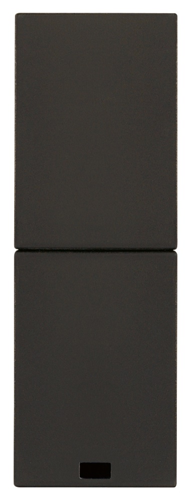 Comando doppio domotica XTBy-me Plus 4 pulsanti personalizzabili nero 1 modulo