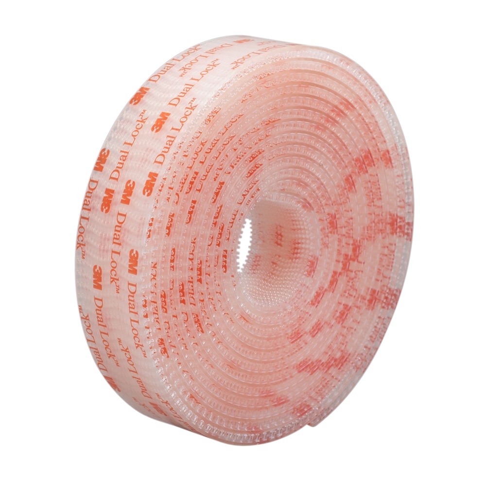 Dual Lock SJ3560 chiusura adesiva traslucida riutilizzabile per metallo vetro plastica 25mm x 457m uso interno esterno