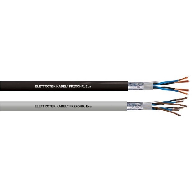 FR2XOHR 300/500V BLACK 2X2X0.75
