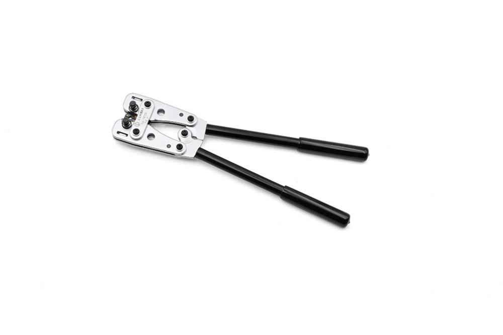 Utensile meccanico compressione connettori rame DIN 46235 sezione 6-50 mmq